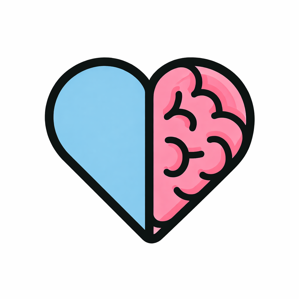 Heart and brain illustration